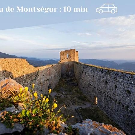Chambre Double Cosy - Gite De La Louve Fougax-et-Barrineuf Esterno foto