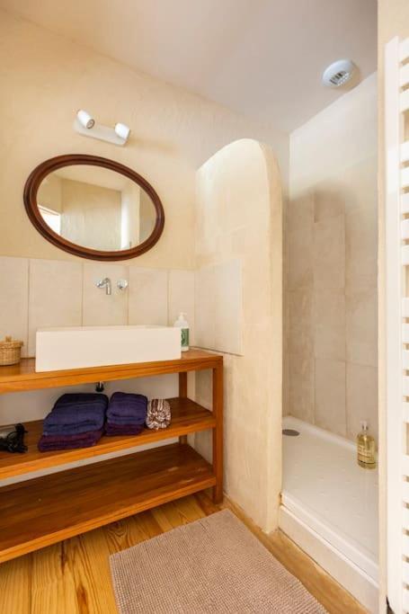 Chambre Double Cosy - Gite De La Louve Fougax-et-Barrineuf Esterno foto