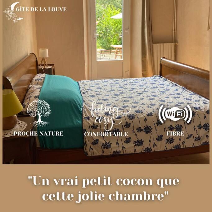 Chambre Double Cosy - Gite De La Louve Fougax-et-Barrineuf Esterno foto