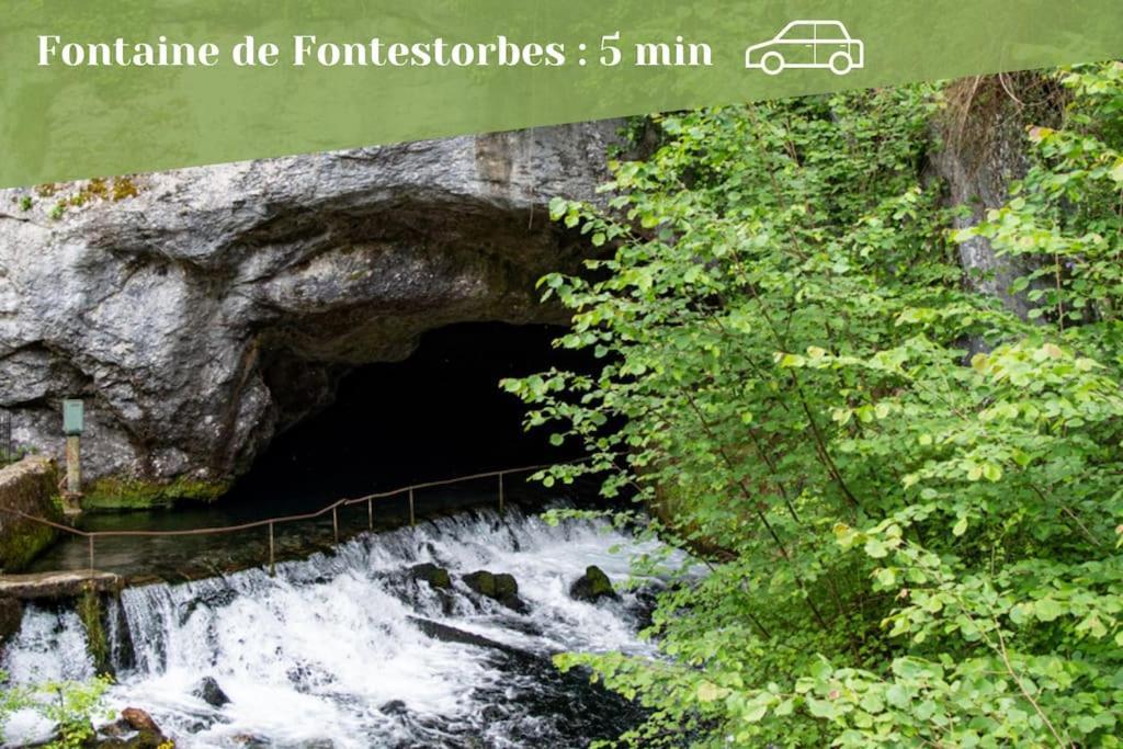 Chambre Double Cosy - Gite De La Louve Fougax-et-Barrineuf Esterno foto